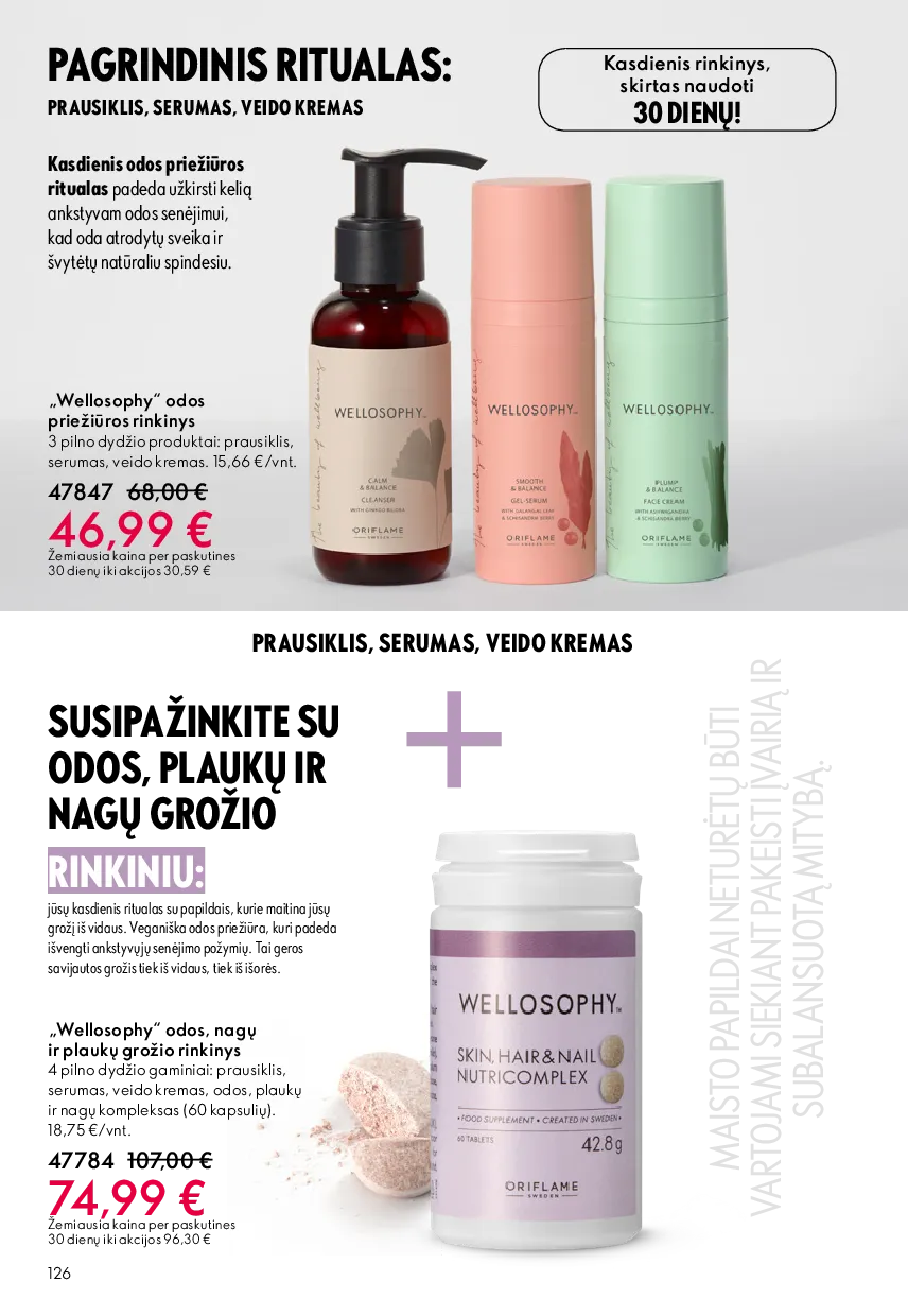 Oriflame akcijų katalogas – 126 psl.