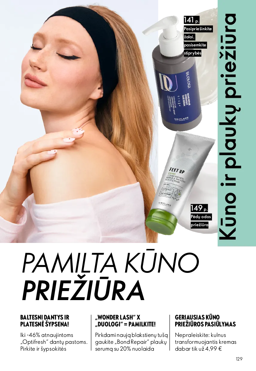Oriflame akcijų katalogas – 129 psl.