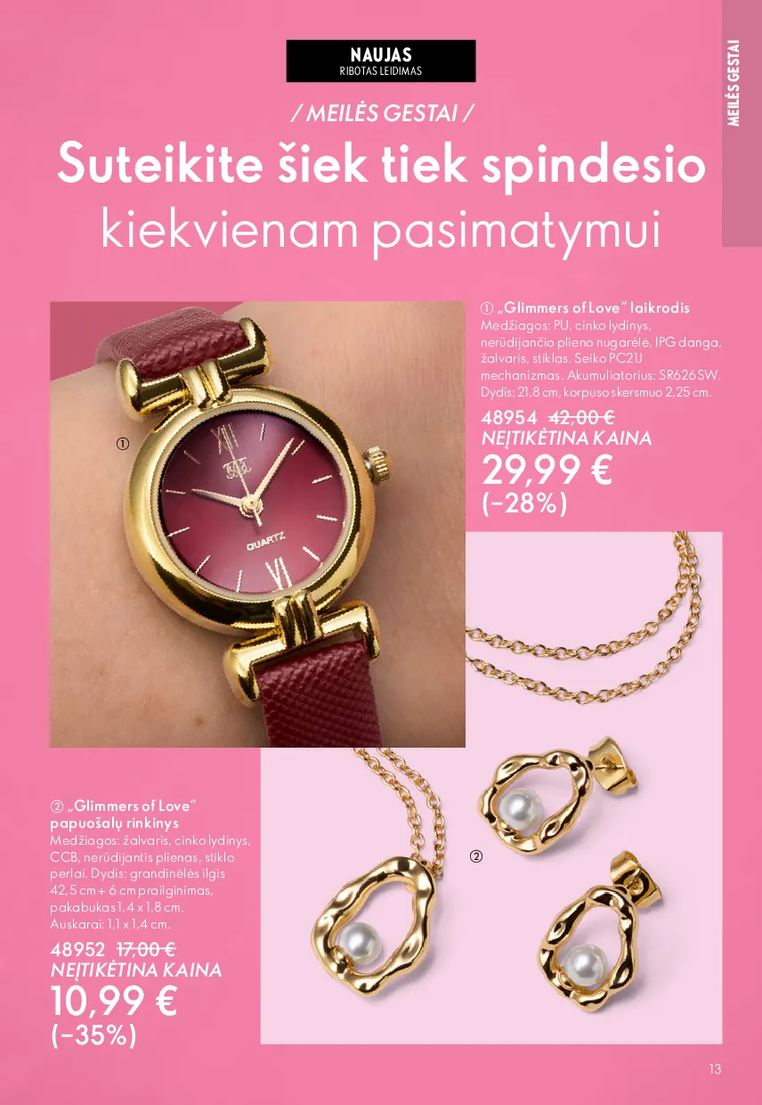 Oriflame akcijų katalogas – 13 psl.
