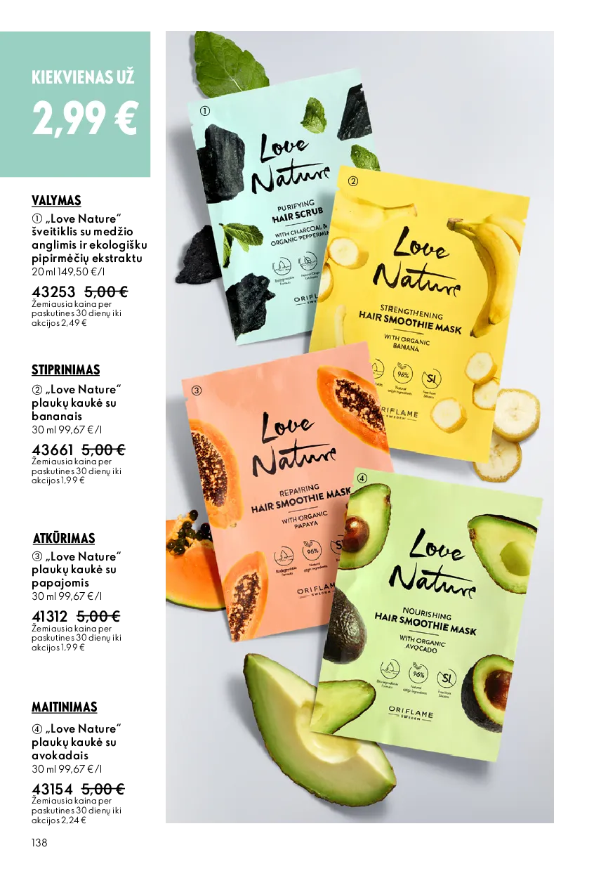 Oriflame akcijų katalogas – 138 psl.
