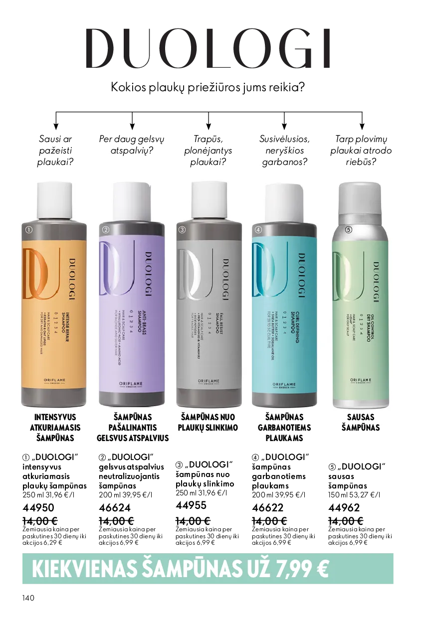 Oriflame akcijų katalogas – 140 psl.