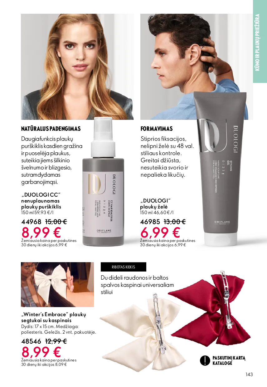 Oriflame akcijų katalogas – 143 psl.