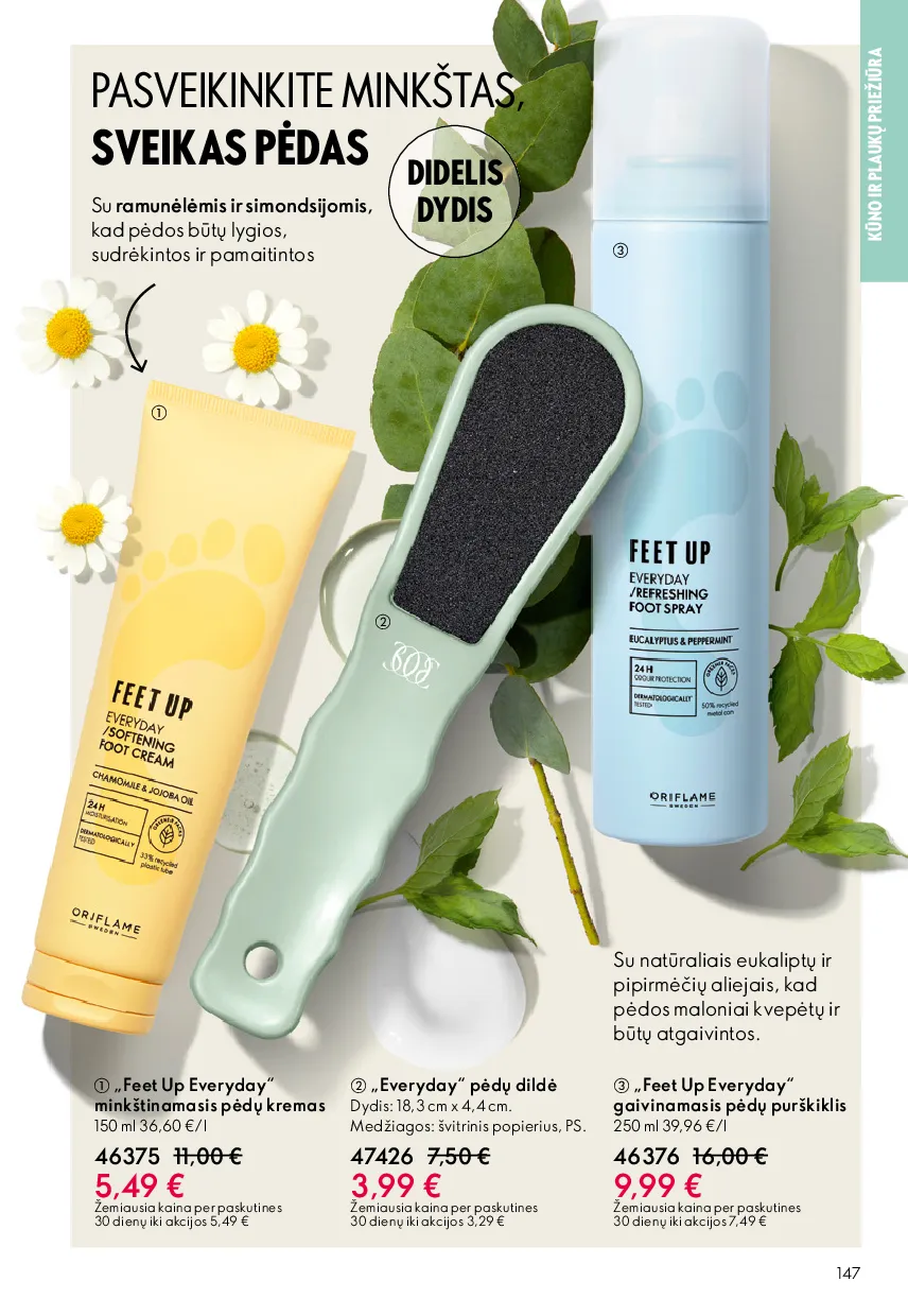 Oriflame akcijų katalogas – 147 psl.