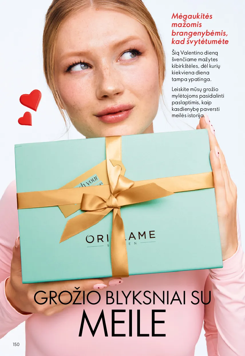 Oriflame akcijų katalogas – 150 psl.