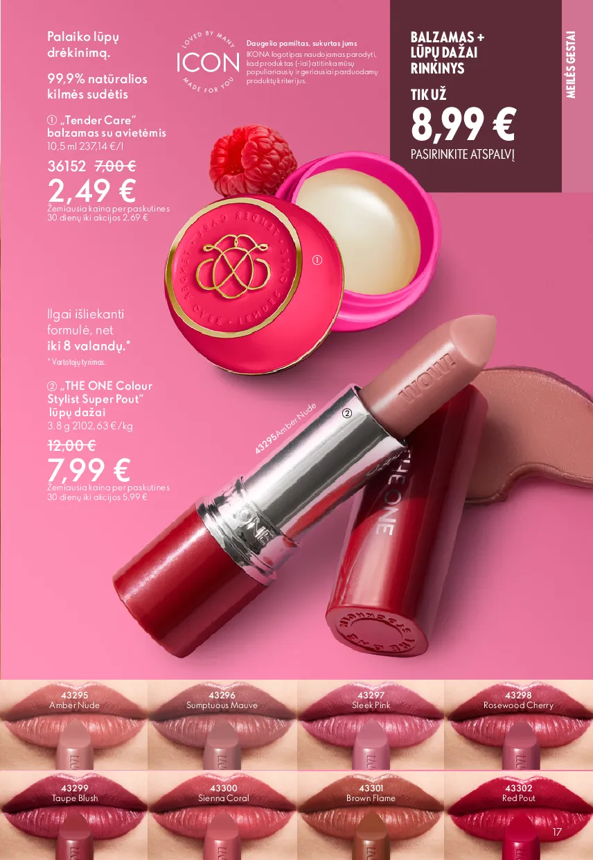 Oriflame akcijų katalogas – 17 psl.