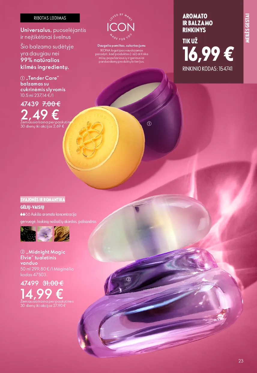 Oriflame akcijų katalogas – 23 psl.