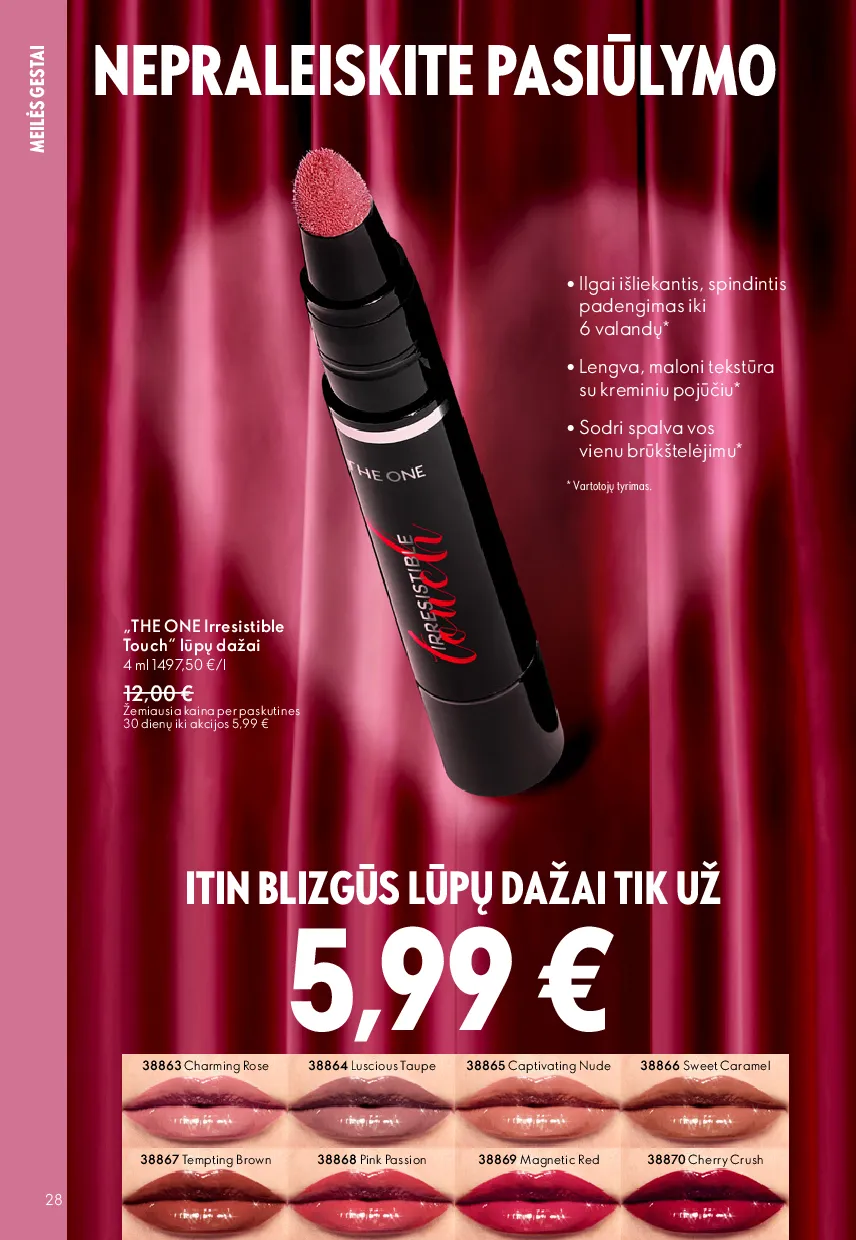 Oriflame akcijų katalogas – 28 psl.