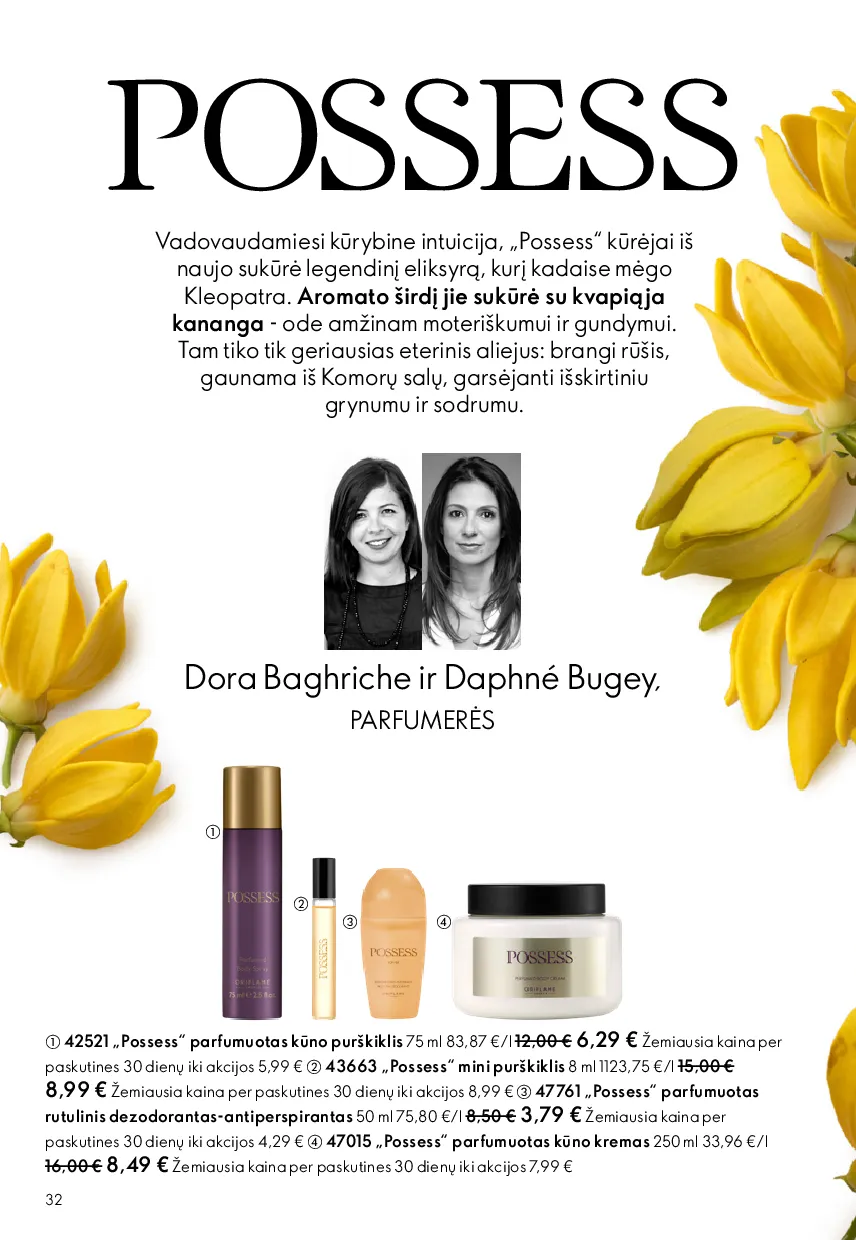 Oriflame akcijų katalogas – 32 psl.