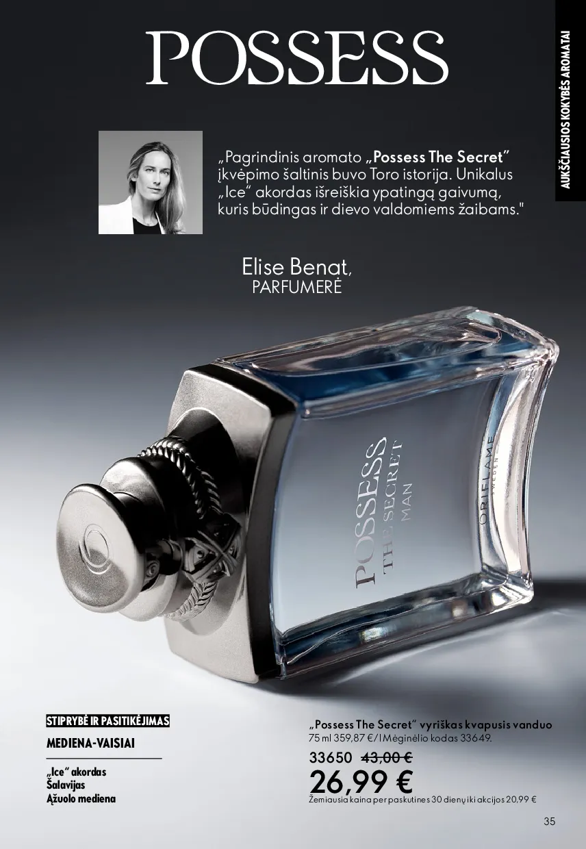 Oriflame akcijų katalogas – 35 psl.