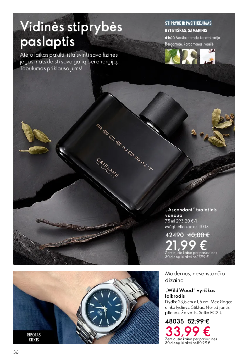 Oriflame akcijų katalogas – 36 psl.