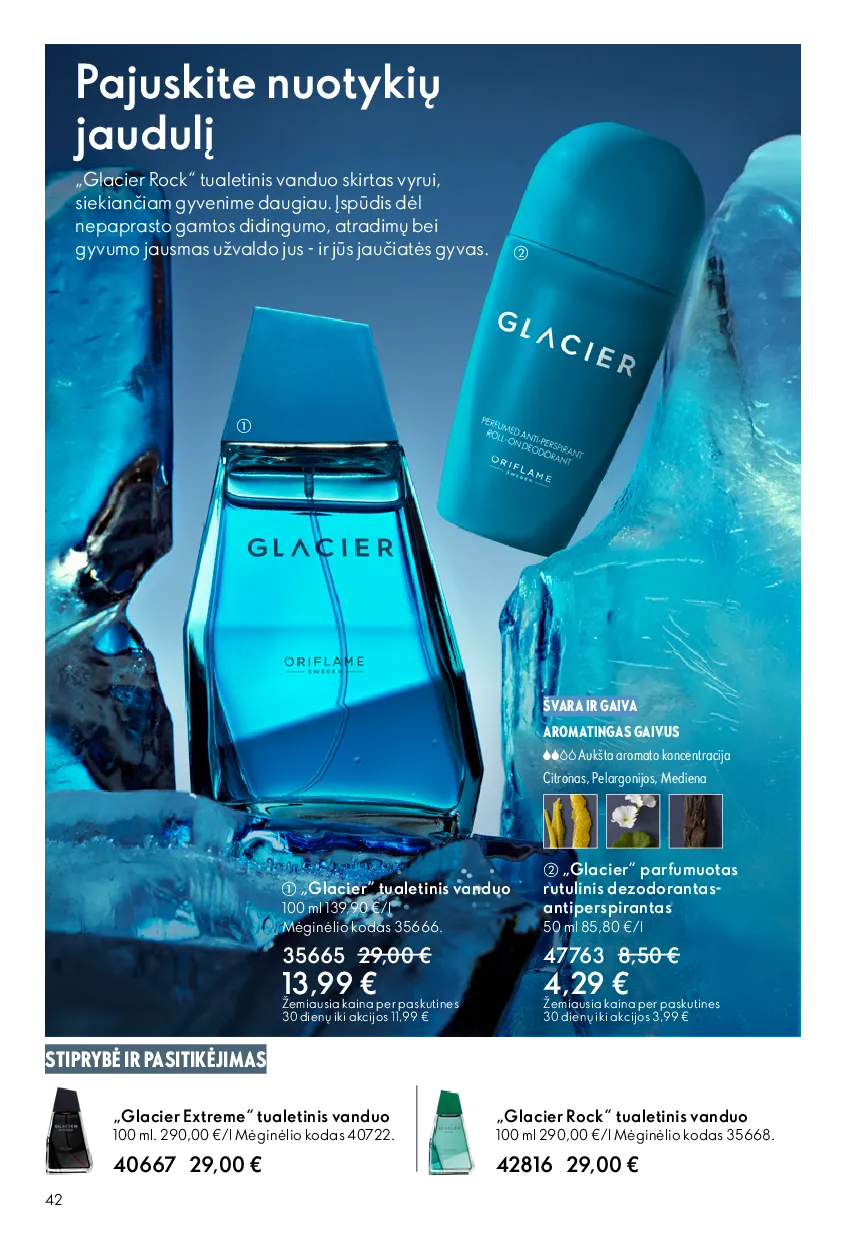 Oriflame akcijų katalogas – 42 psl.