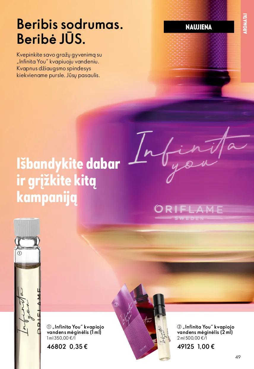 Oriflame akcijų katalogas – 49 psl.