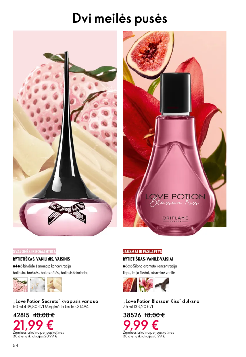 Oriflame akcijų katalogas – 54 psl.