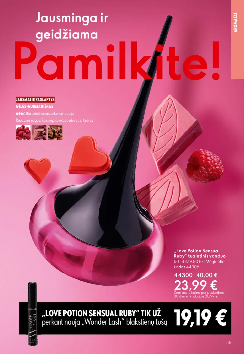 Oriflame akcijų katalogas – 55 psl.