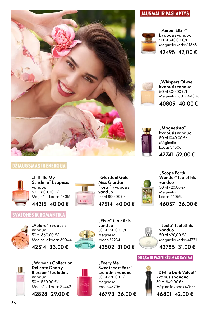 Oriflame akcijų katalogas – 56 psl.