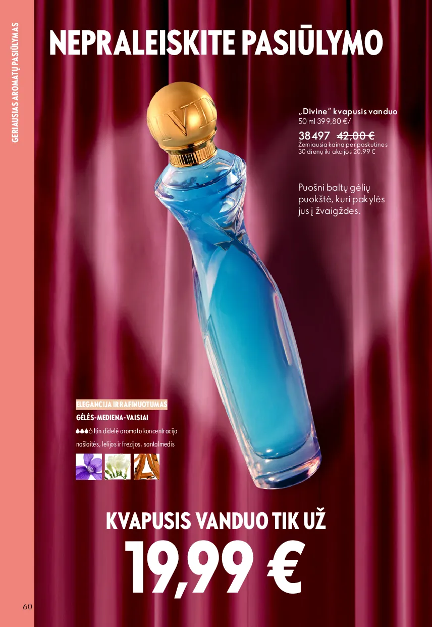 Oriflame akcijų katalogas – 60 psl.