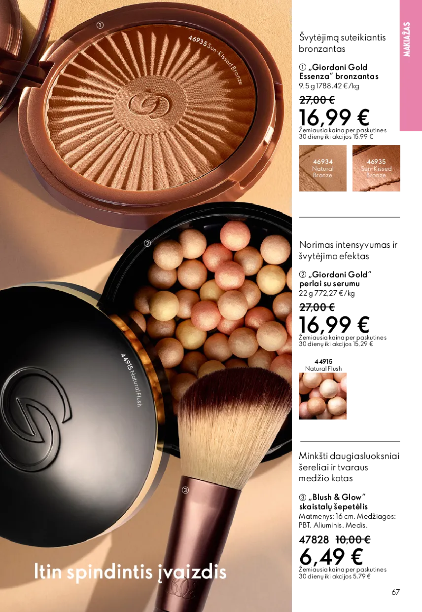 Oriflame akcijų katalogas – 67 psl.