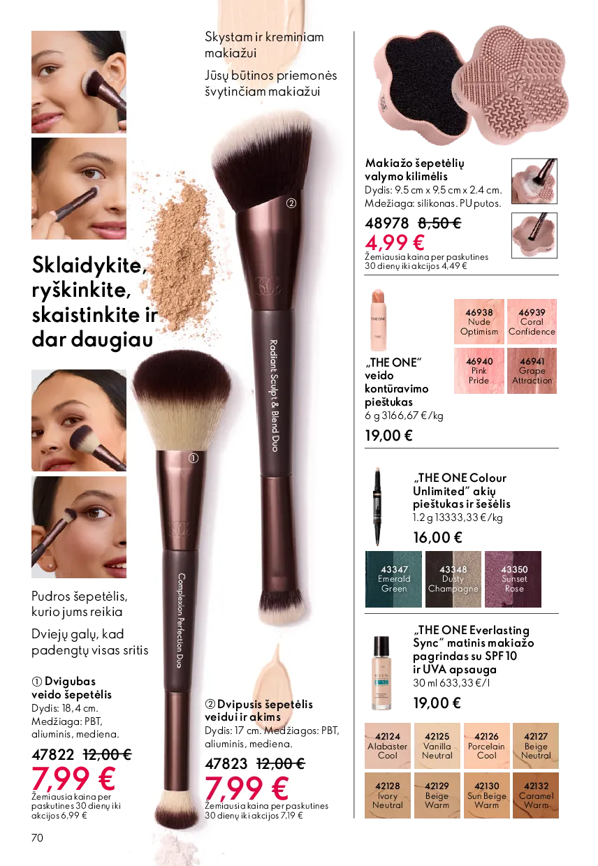 Oriflame akcijų katalogas – 70 psl.