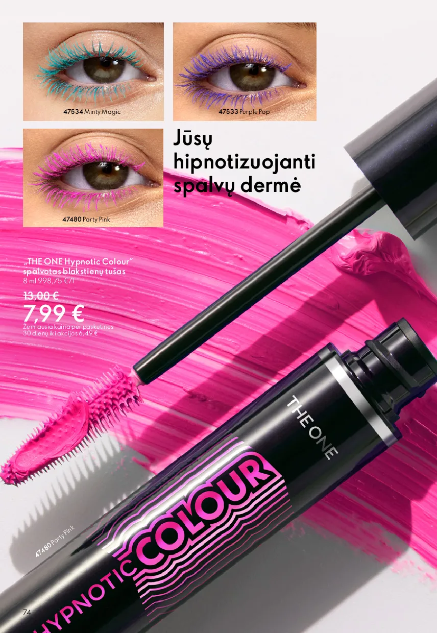 Oriflame akcijų katalogas – 74 psl.