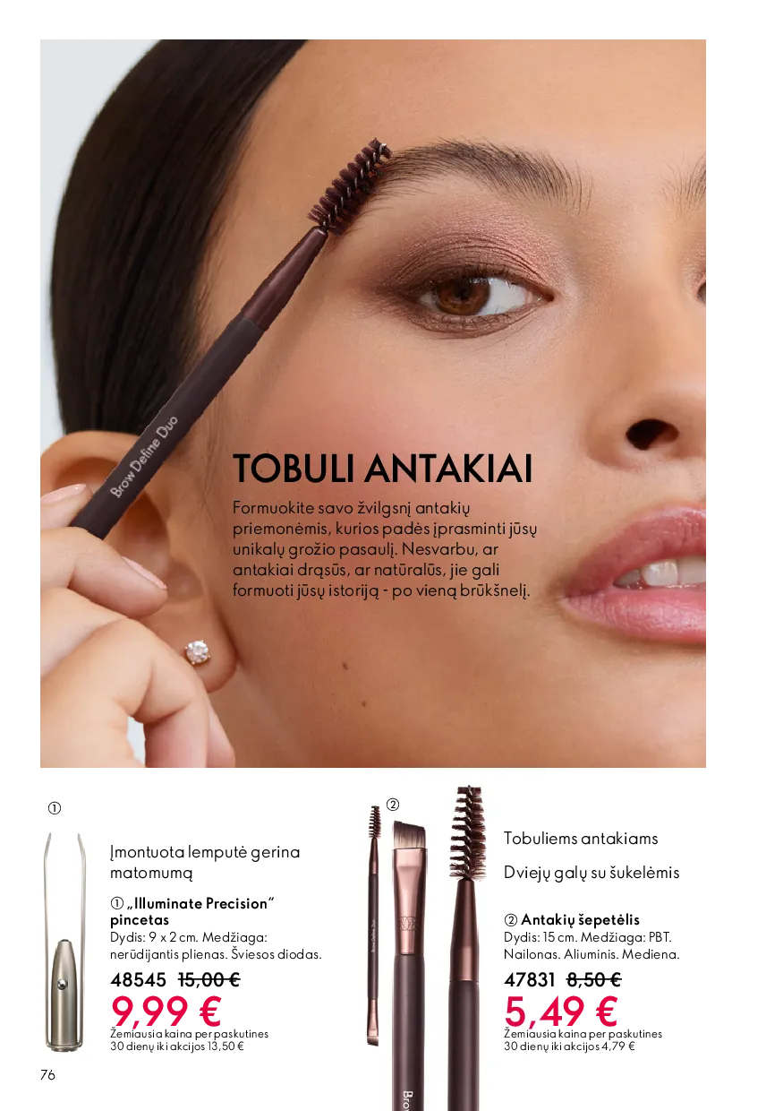 Oriflame akcijų katalogas – 76 psl.