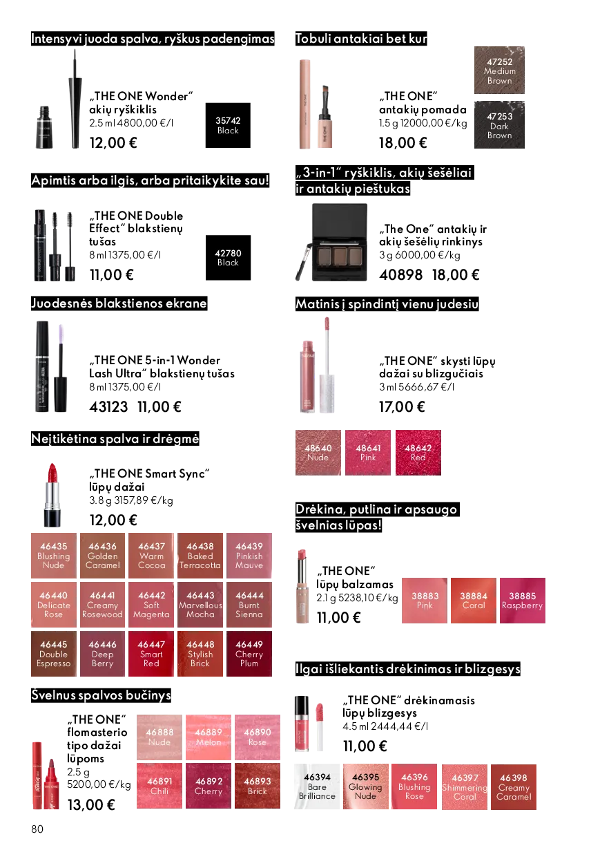 Oriflame akcijų katalogas – 80 psl.