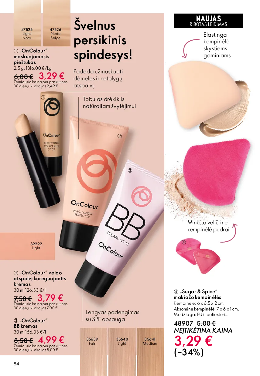 Oriflame akcijų katalogas – 84 psl.