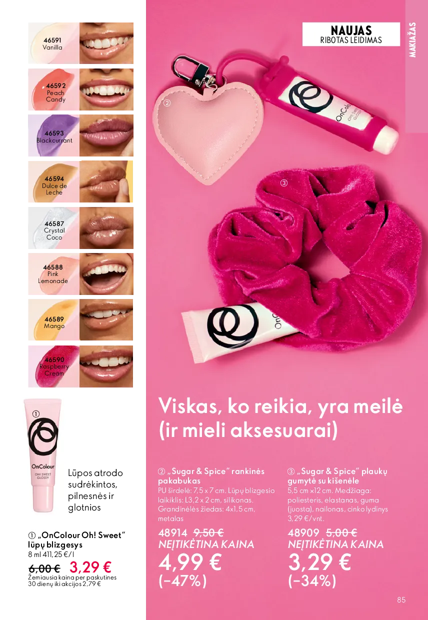 Oriflame akcijų katalogas – 85 psl.