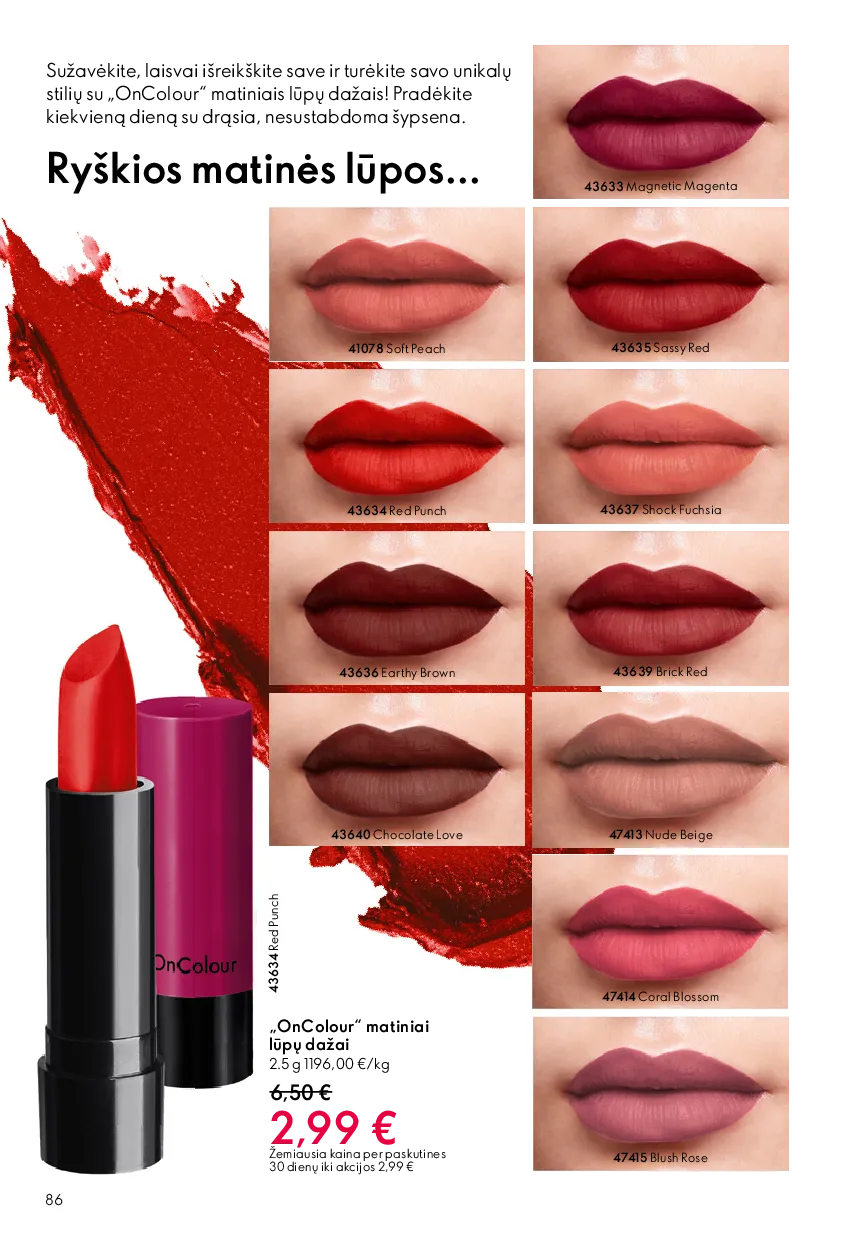 Oriflame akcijų katalogas – 86 psl.