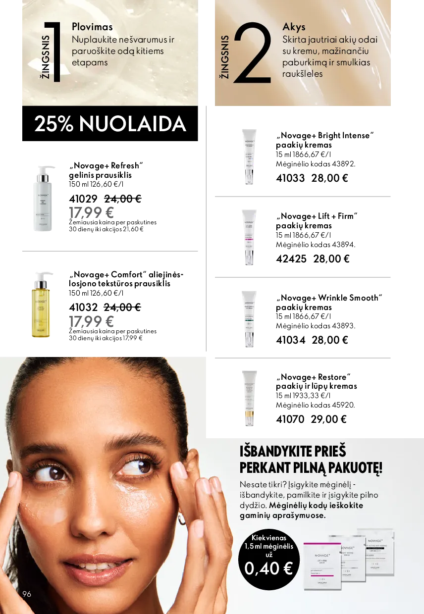 Oriflame akcijų katalogas – 96 psl.