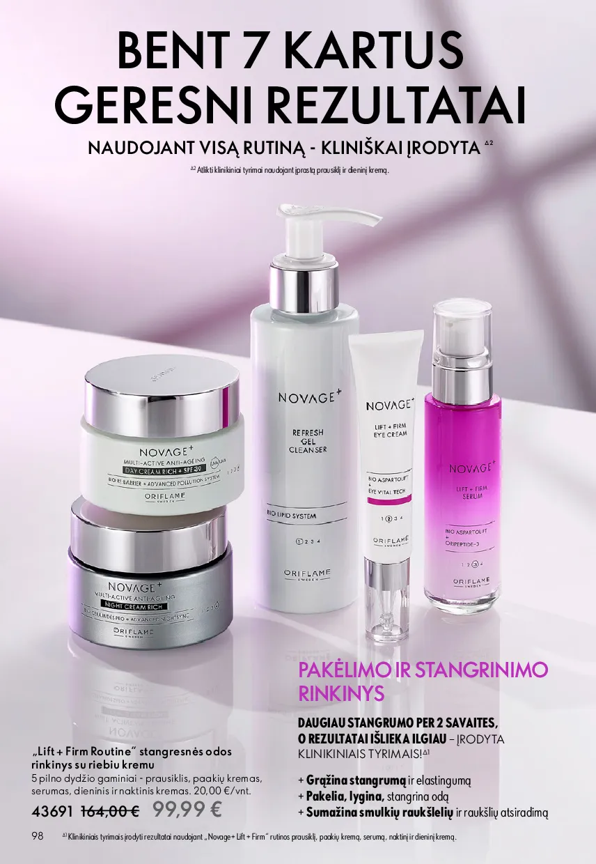 Oriflame akcijų katalogas – 98 psl.