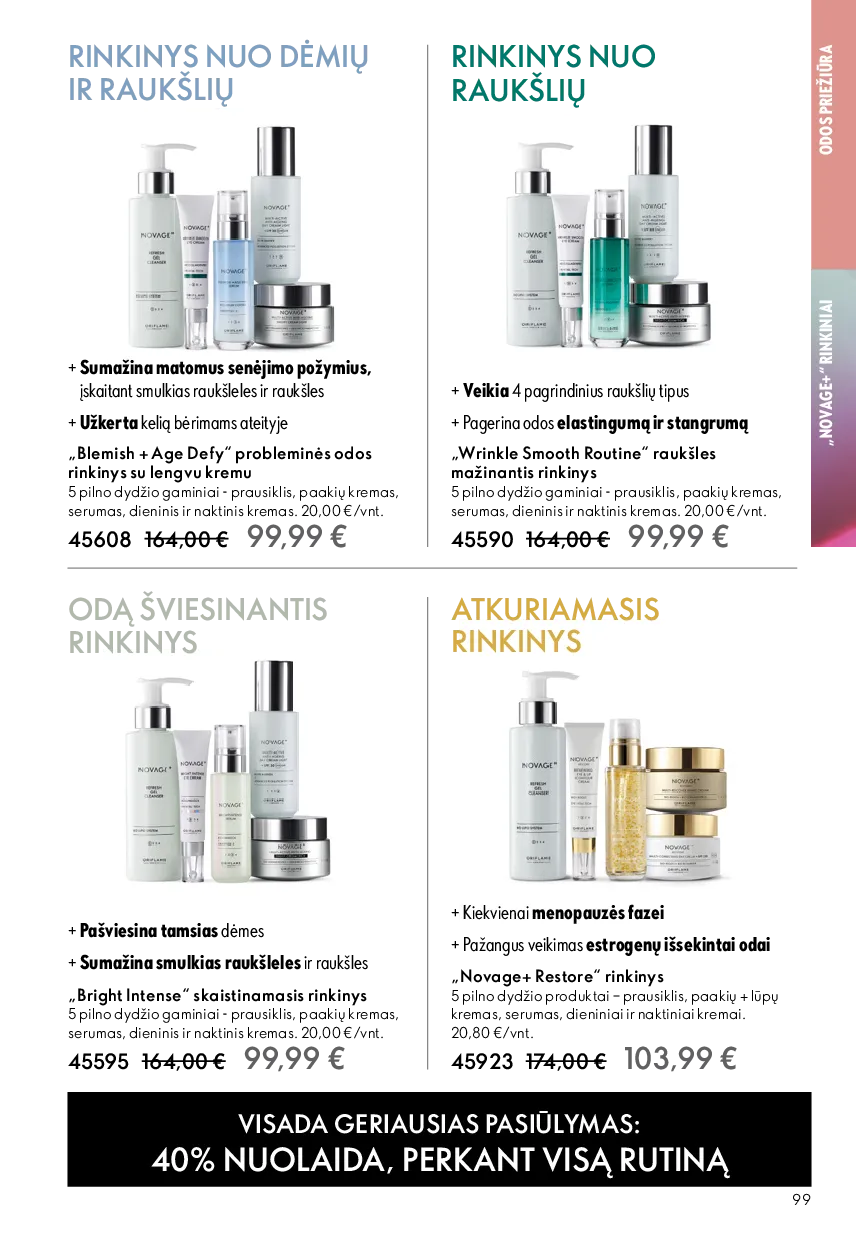 Oriflame akcijų katalogas – 99 psl.