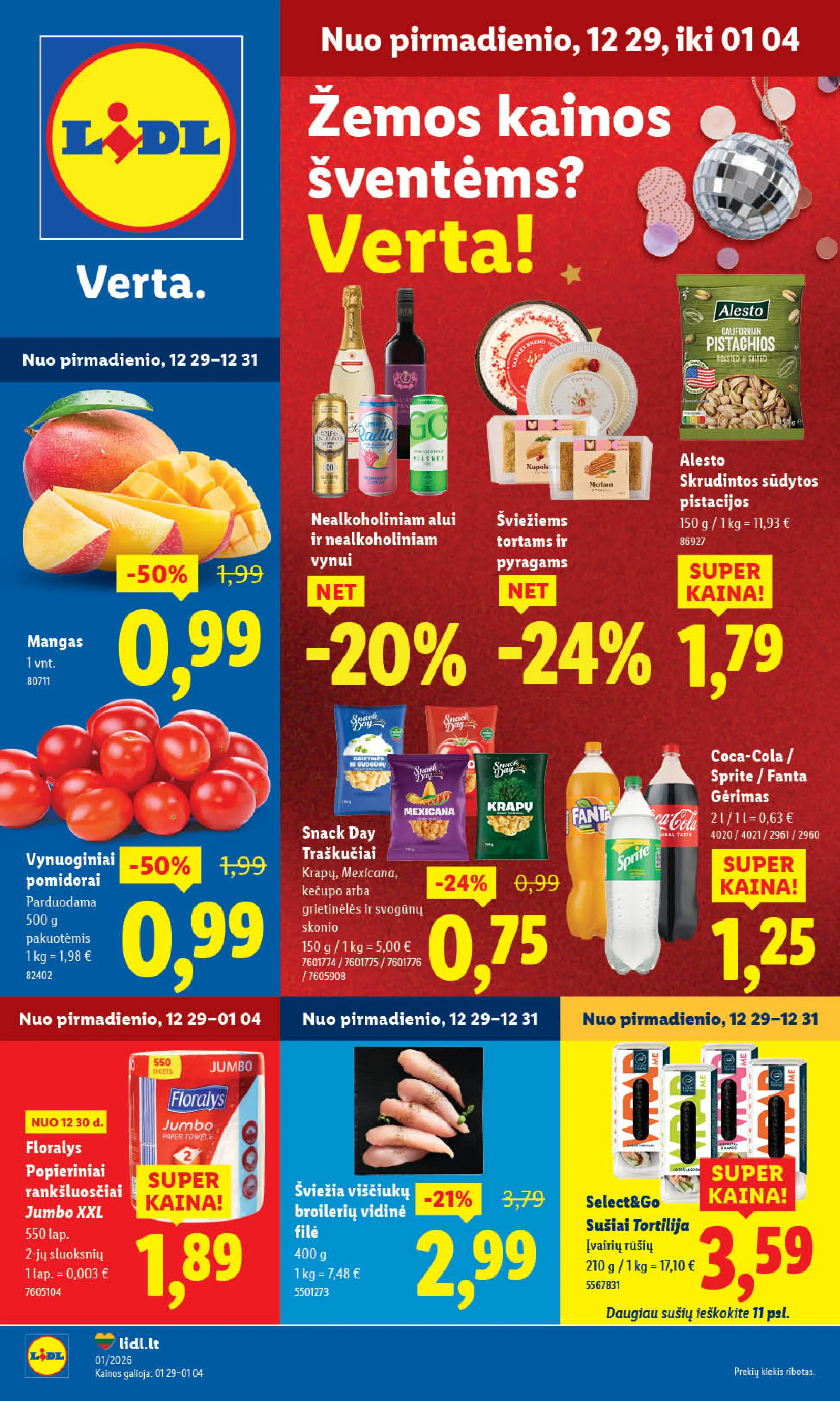 Lidl akcijos nuo ketvirtadienio – 11 psl.