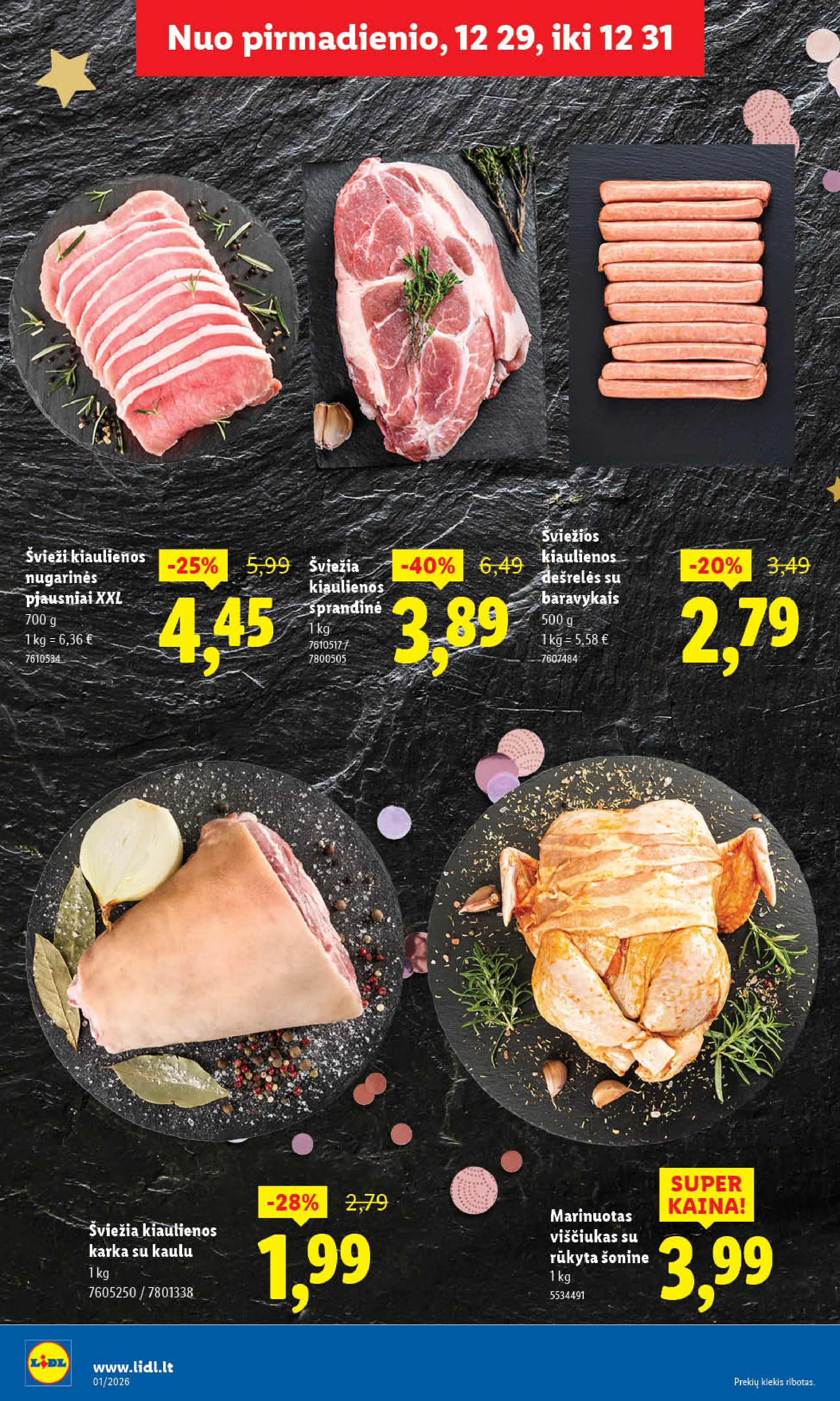 Lidl akcijos nuo ketvirtadienio – 12 psl.