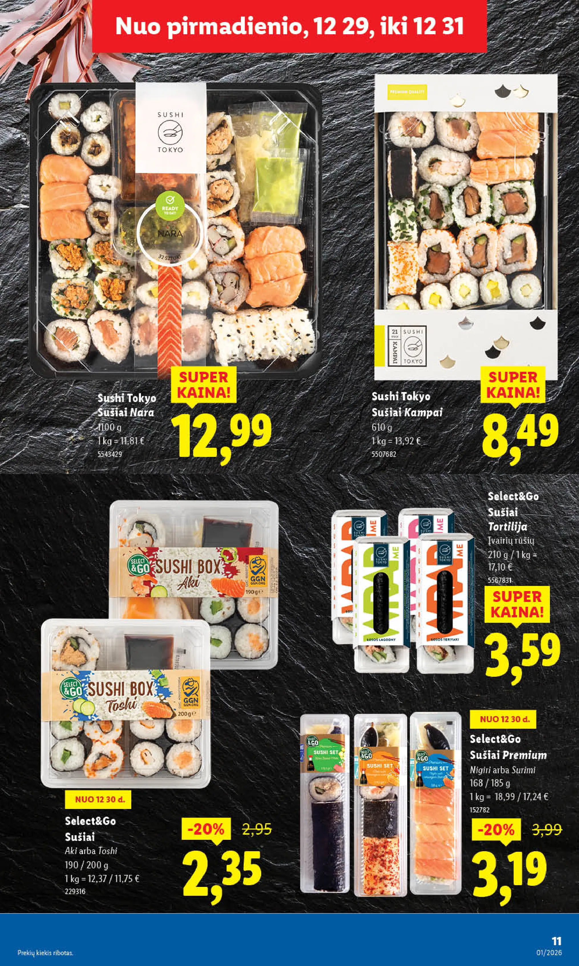 Lidl akcijos nuo ketvirtadienio – 15 psl.