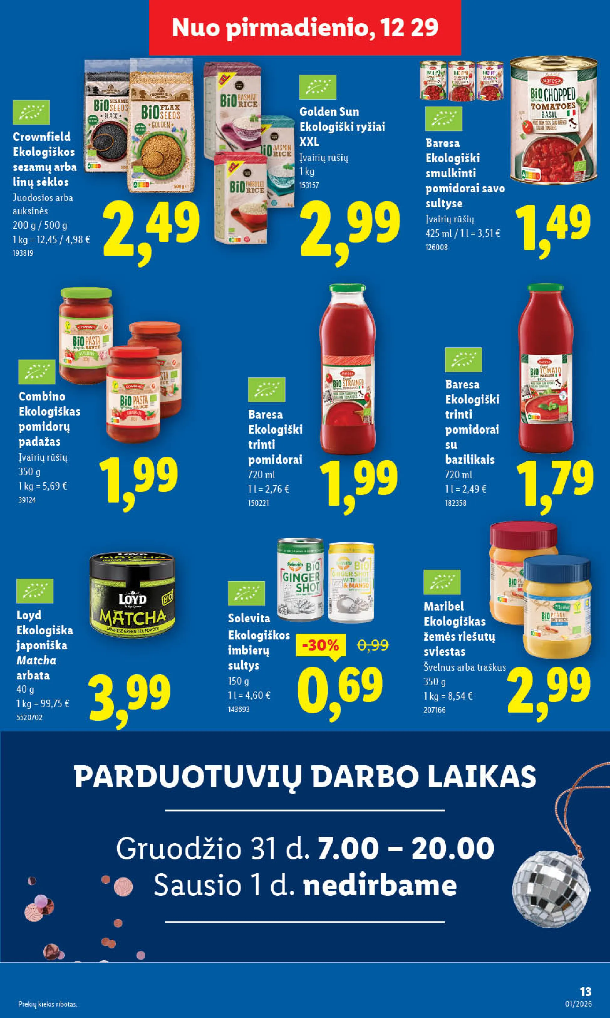 Lidl akcijos nuo ketvirtadienio – 17 psl.
