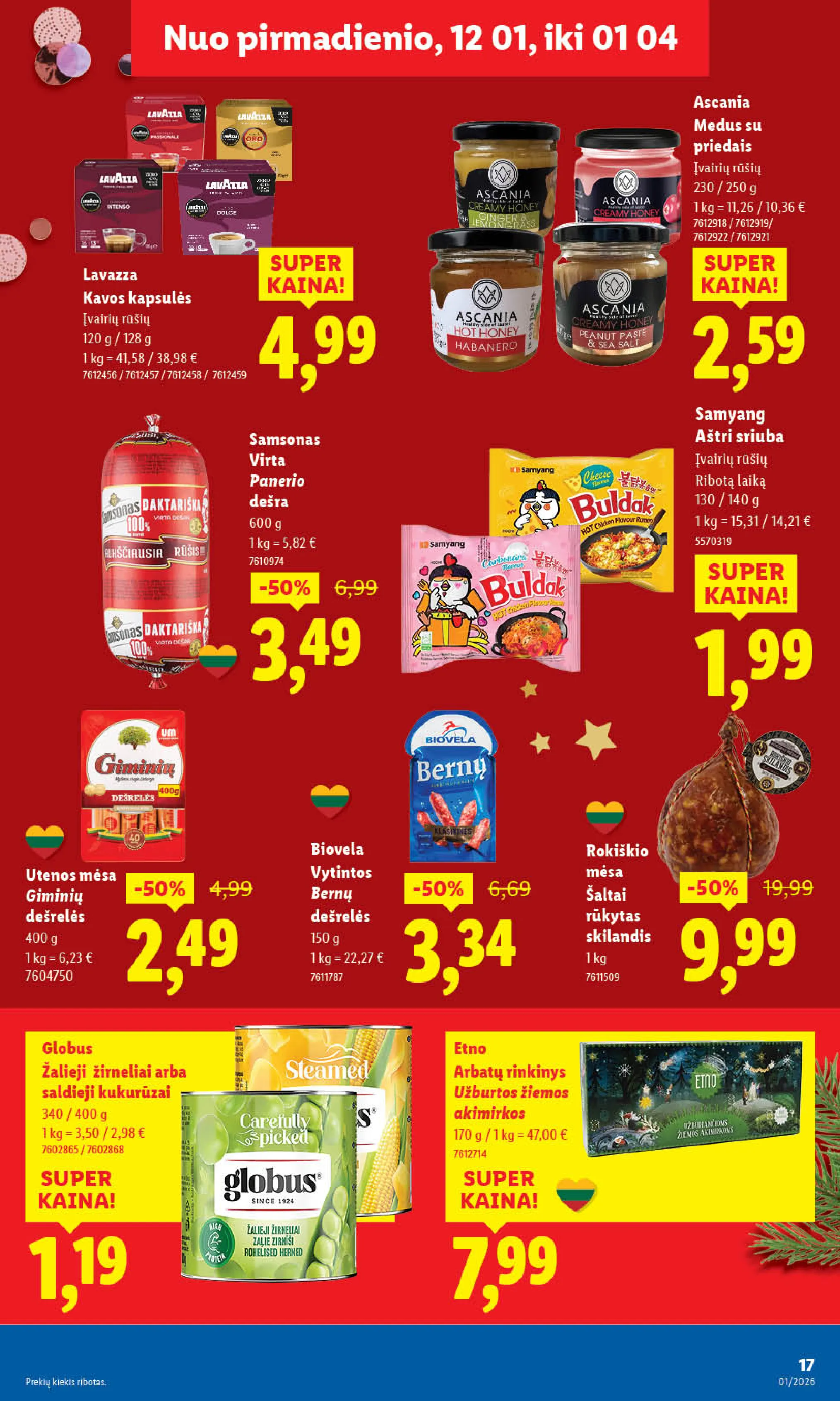 Lidl akcijos nuo ketvirtadienio – 21 psl.