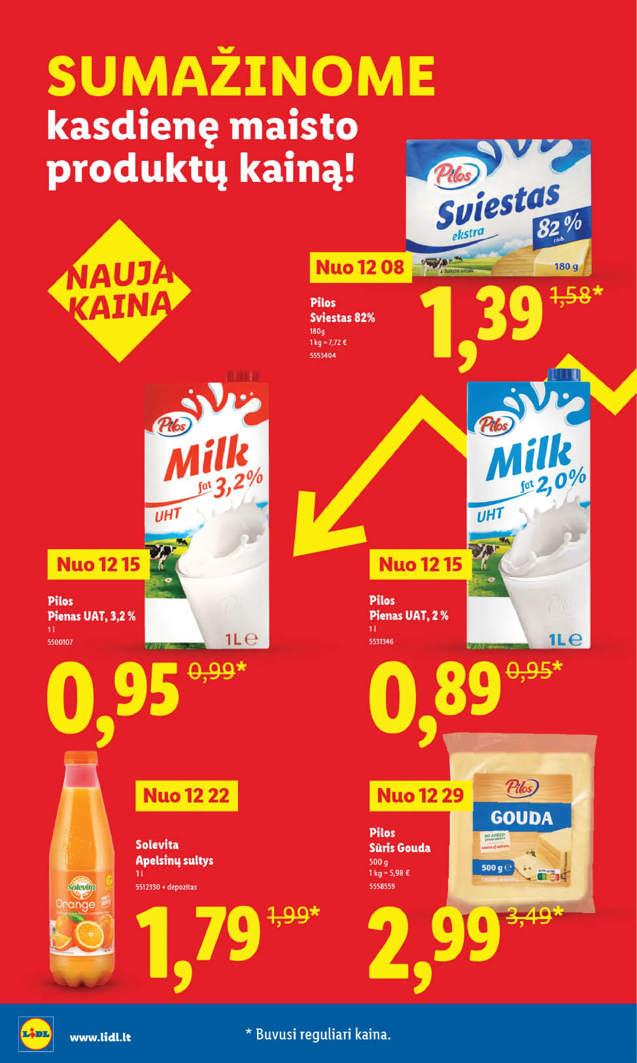 Lidl akcijos nuo ketvirtadienio – 3 psl.