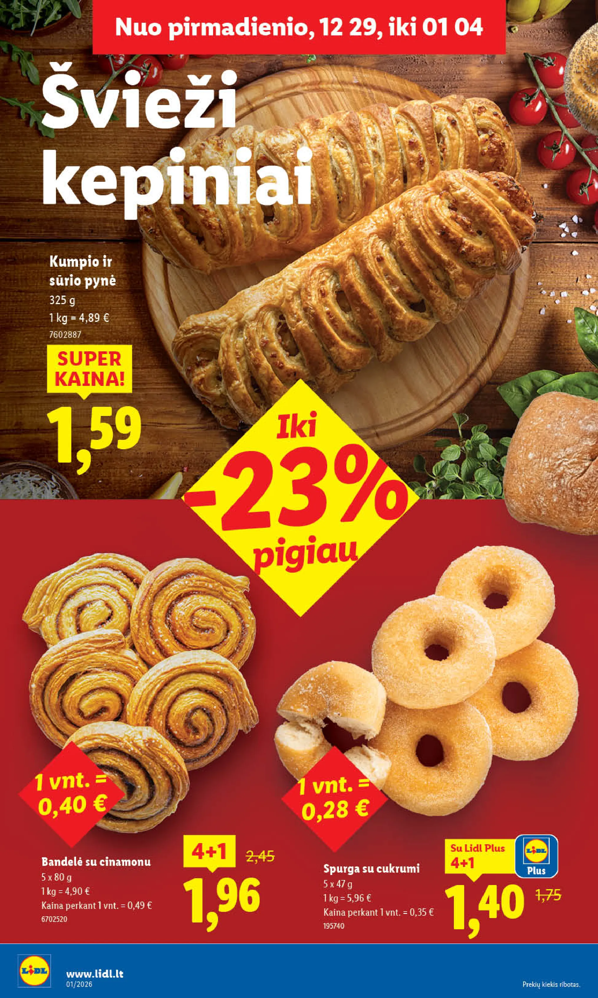 Lidl akcijos nuo ketvirtadienio – 6 psl.