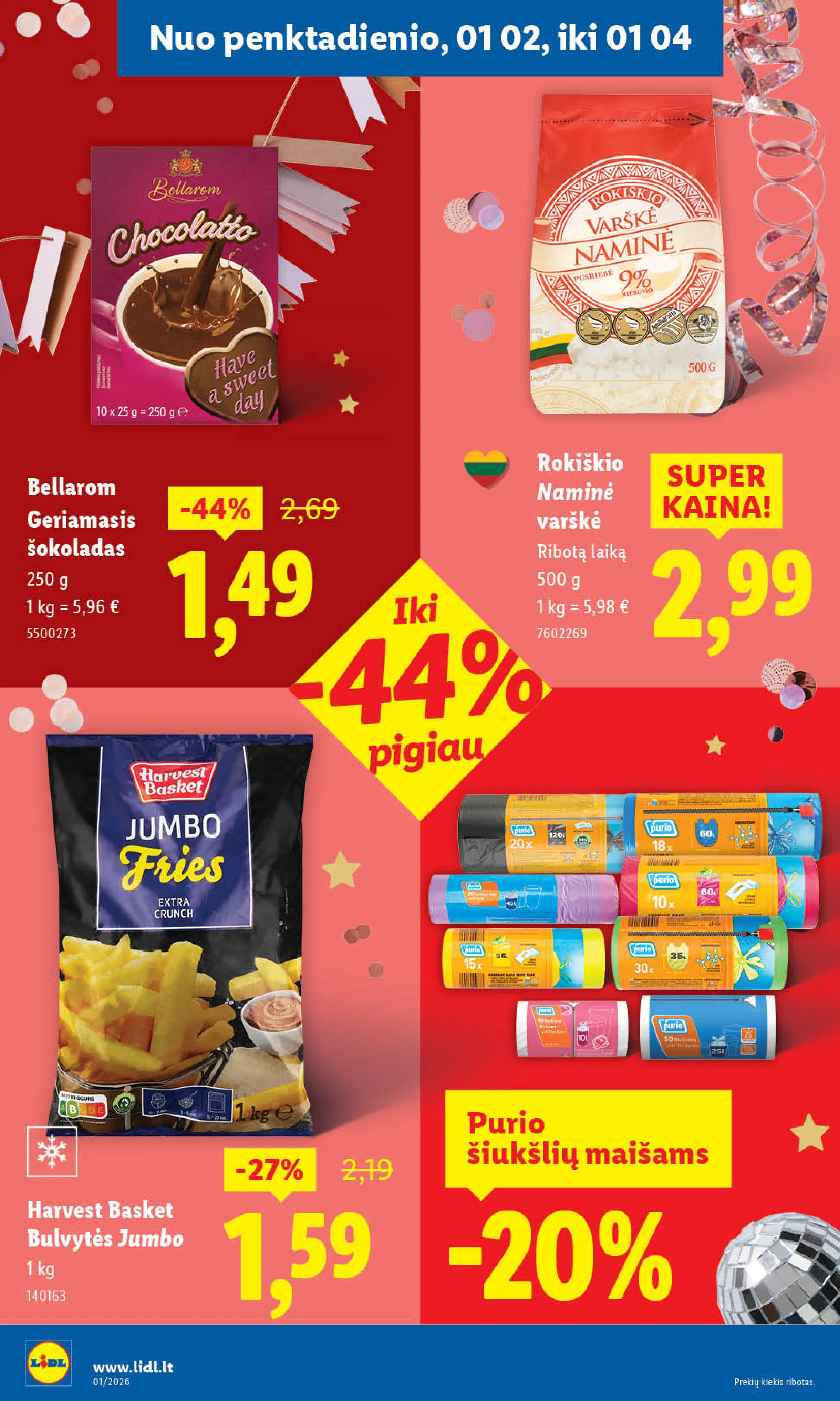 Lidl akcijos nuo ketvirtadienio – 8 psl.