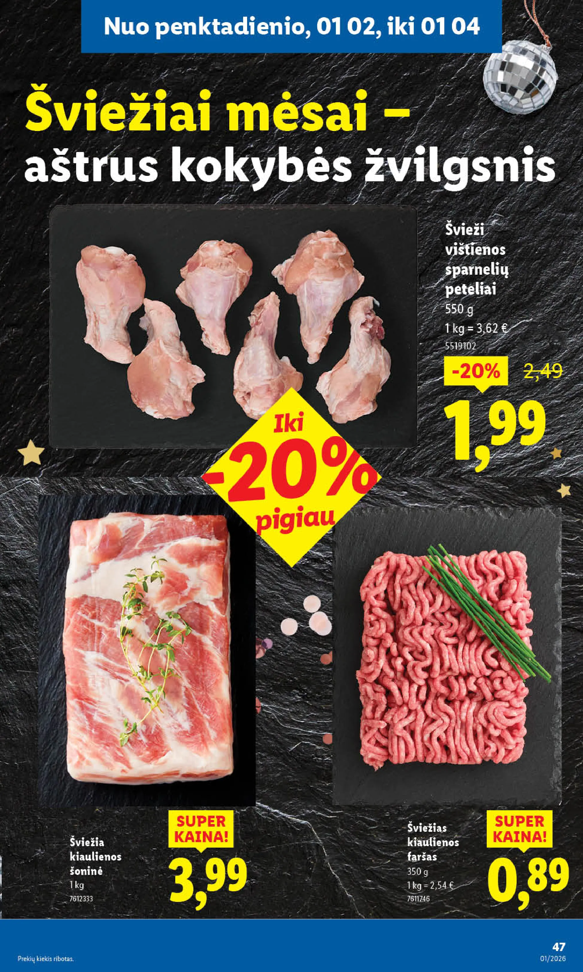 Lidl akcijos nuo ketvirtadienio – 9 psl.