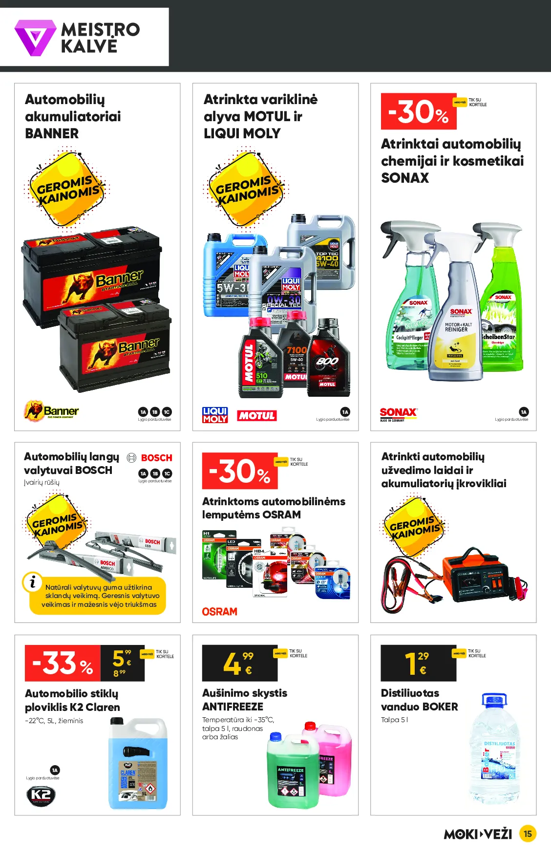 Moki veži leidinys – 15 psl.