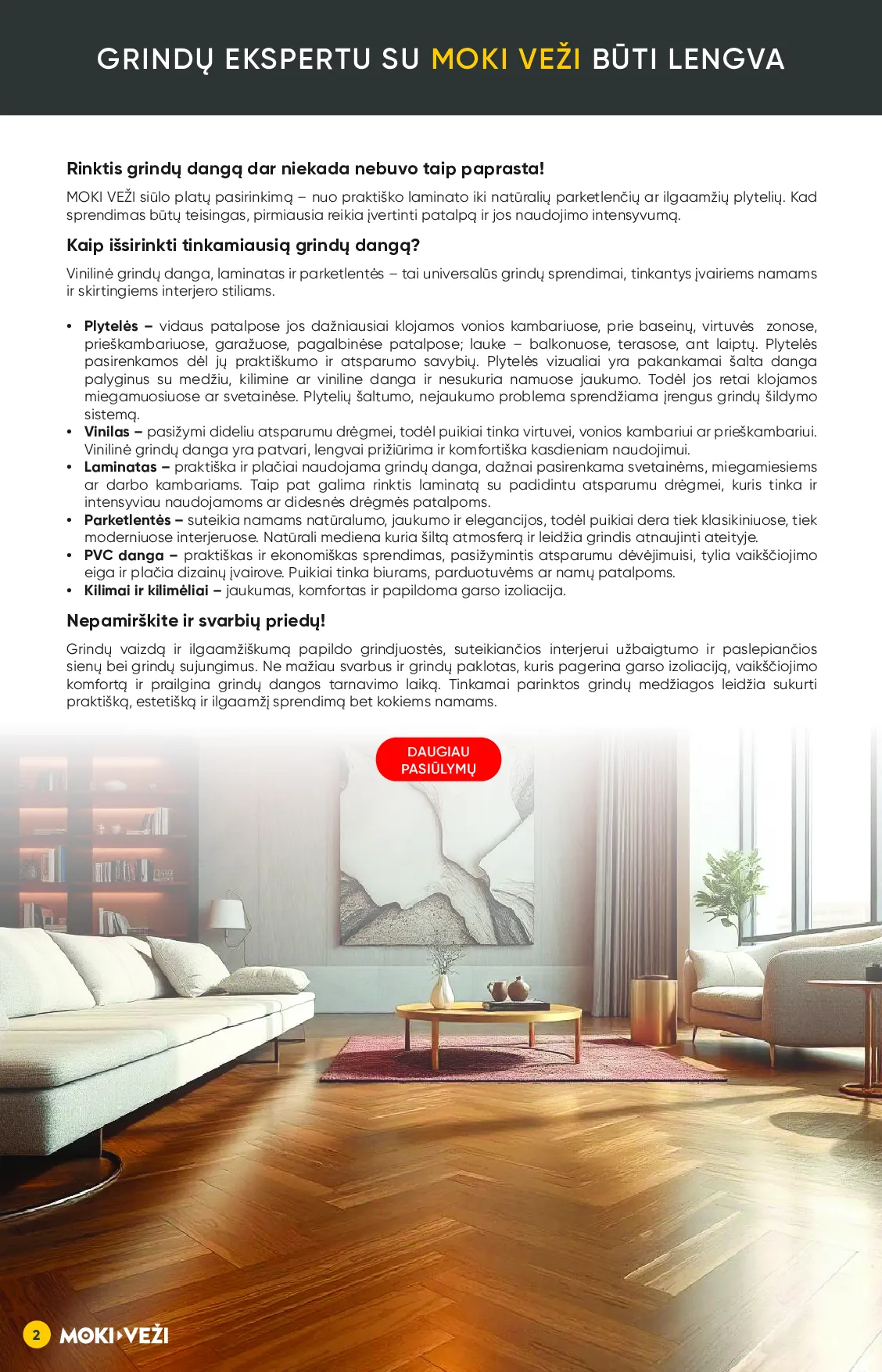 Moki veži leidinys – 2 psl.