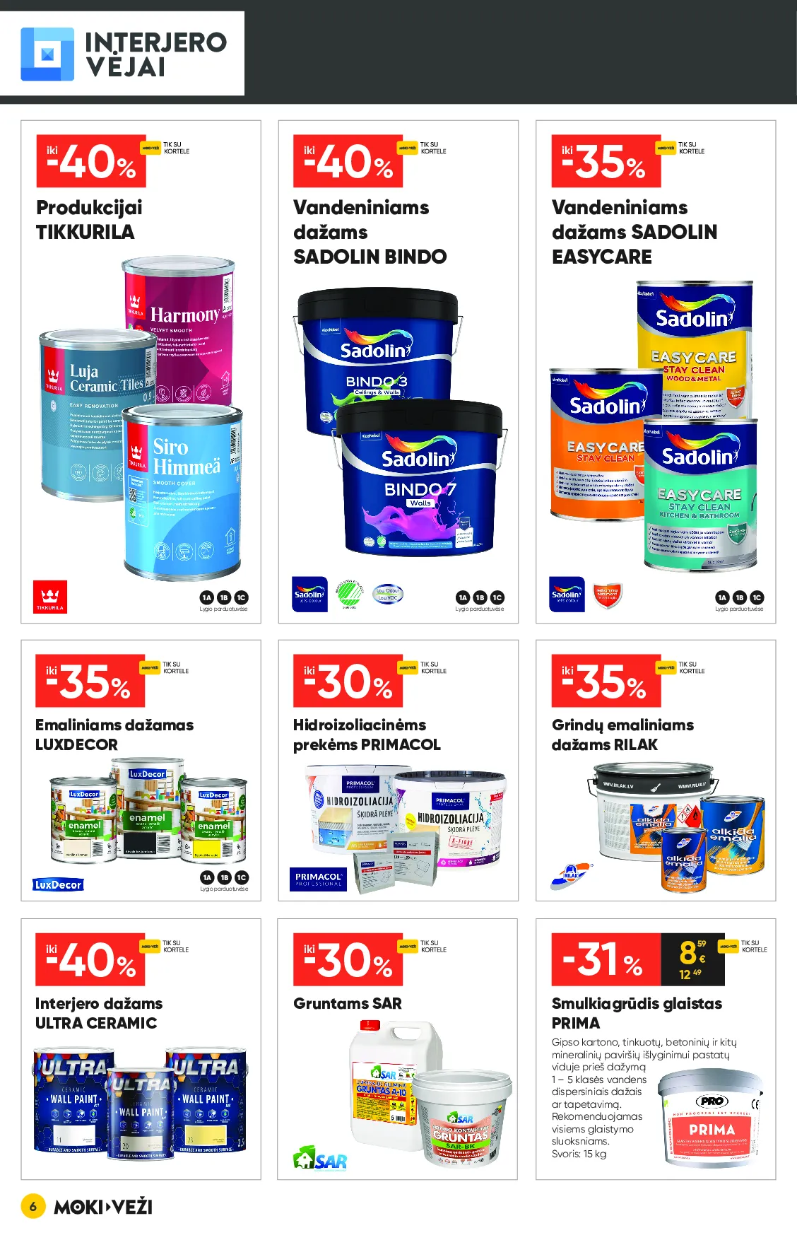 Moki veži leidinys – 6 psl.