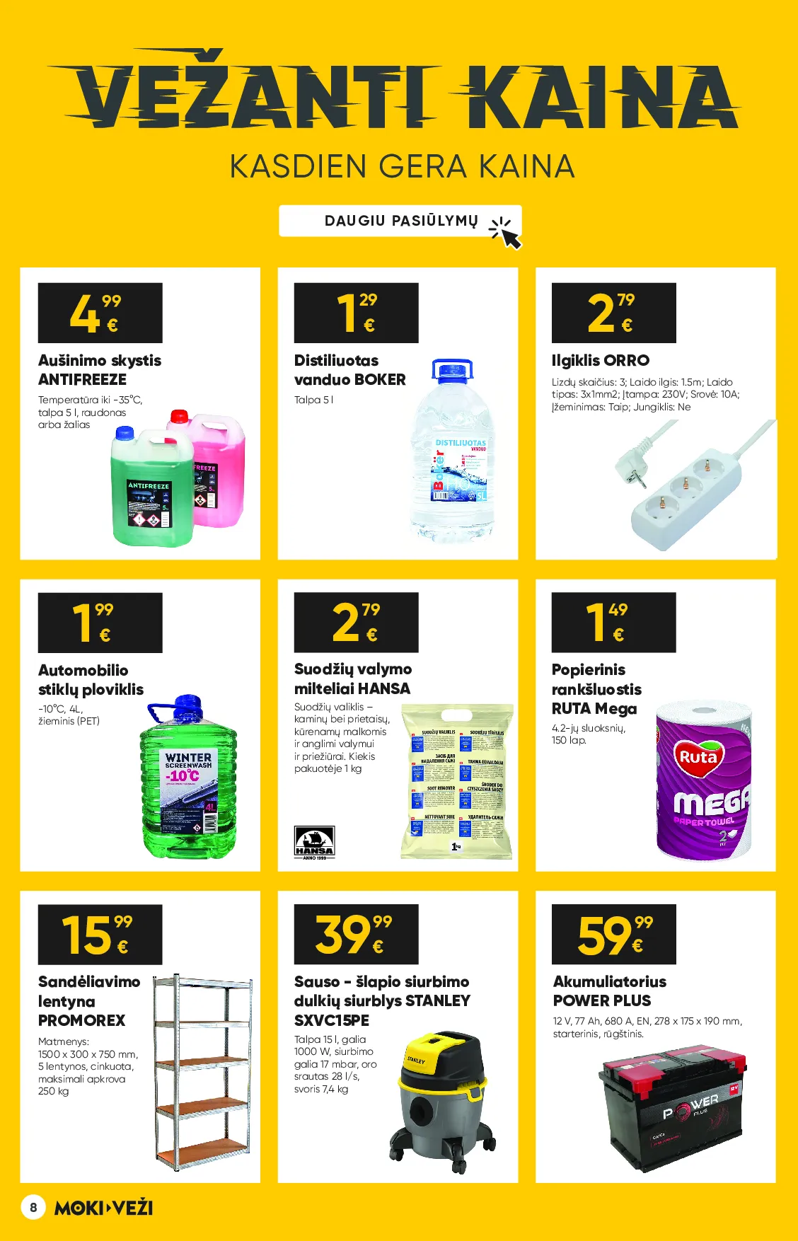 Moki veži leidinys – 8 psl.