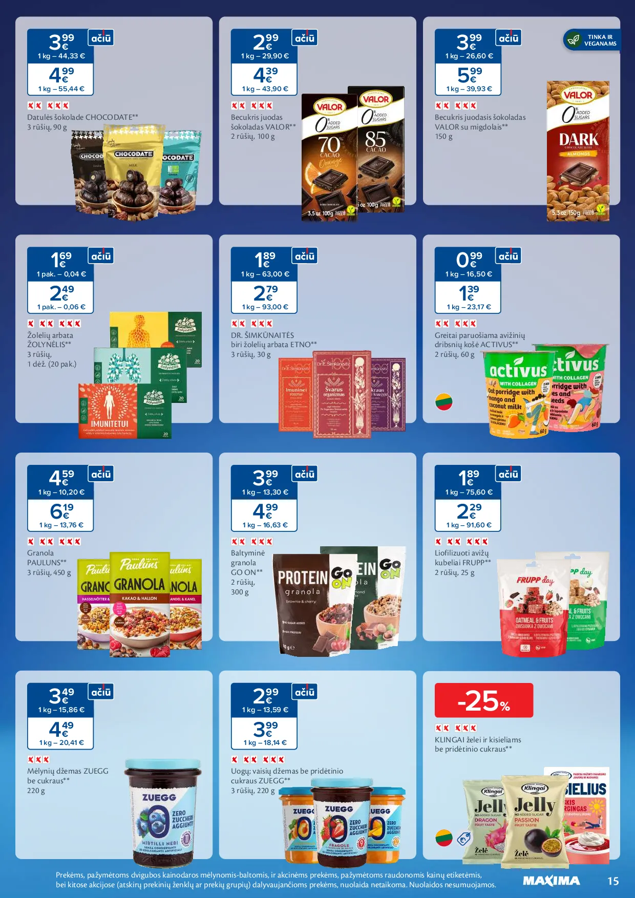 Maxima sveikuolių mėnuo – 15 psl.