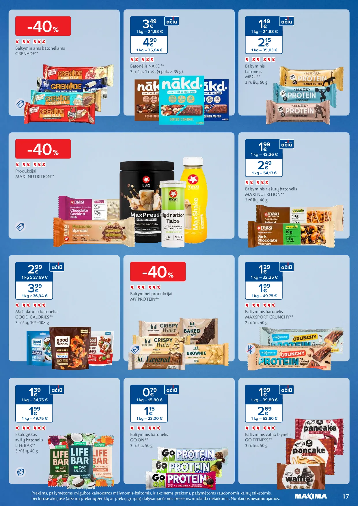 Maxima sveikuolių mėnuo – 17 psl.