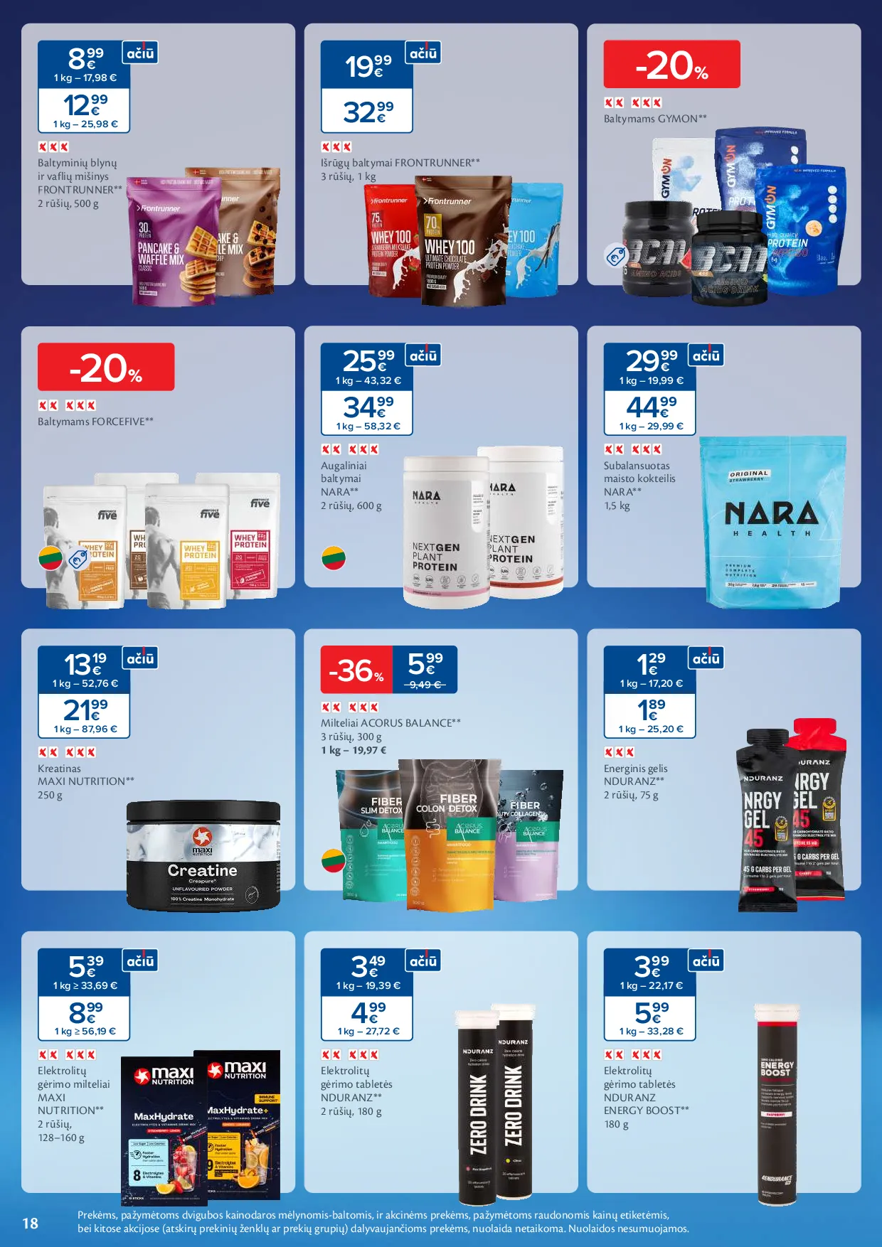 Maxima sveikuolių mėnuo – 18 psl.