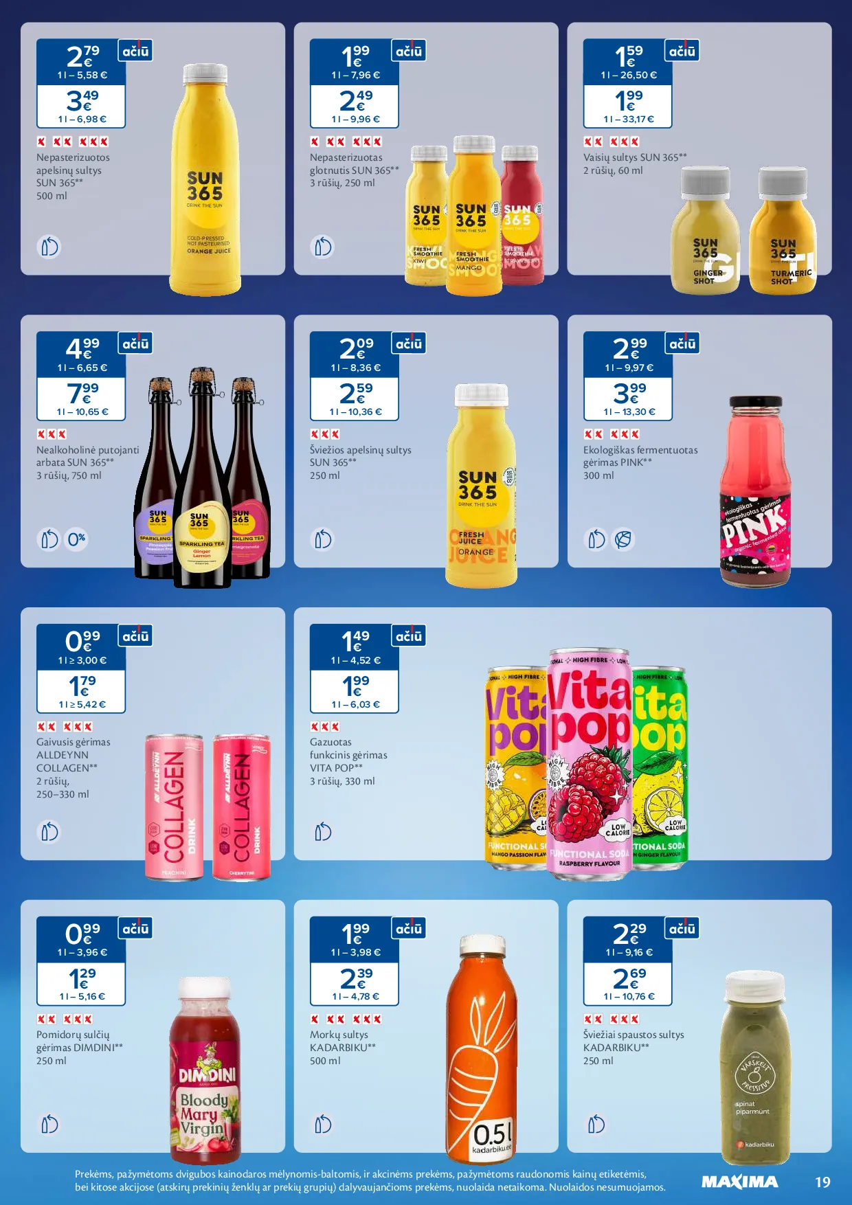 Maxima sveikuolių mėnuo – 19 psl.