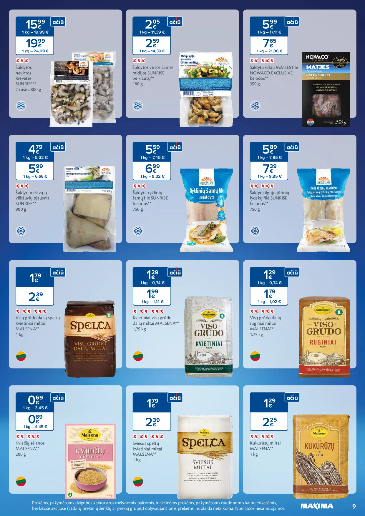 Maxima sveikuolių mėnuo – 9 psl.