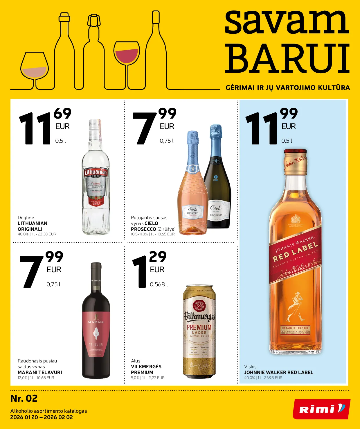 Rimi savam barui nr. 2 – 1 psl.